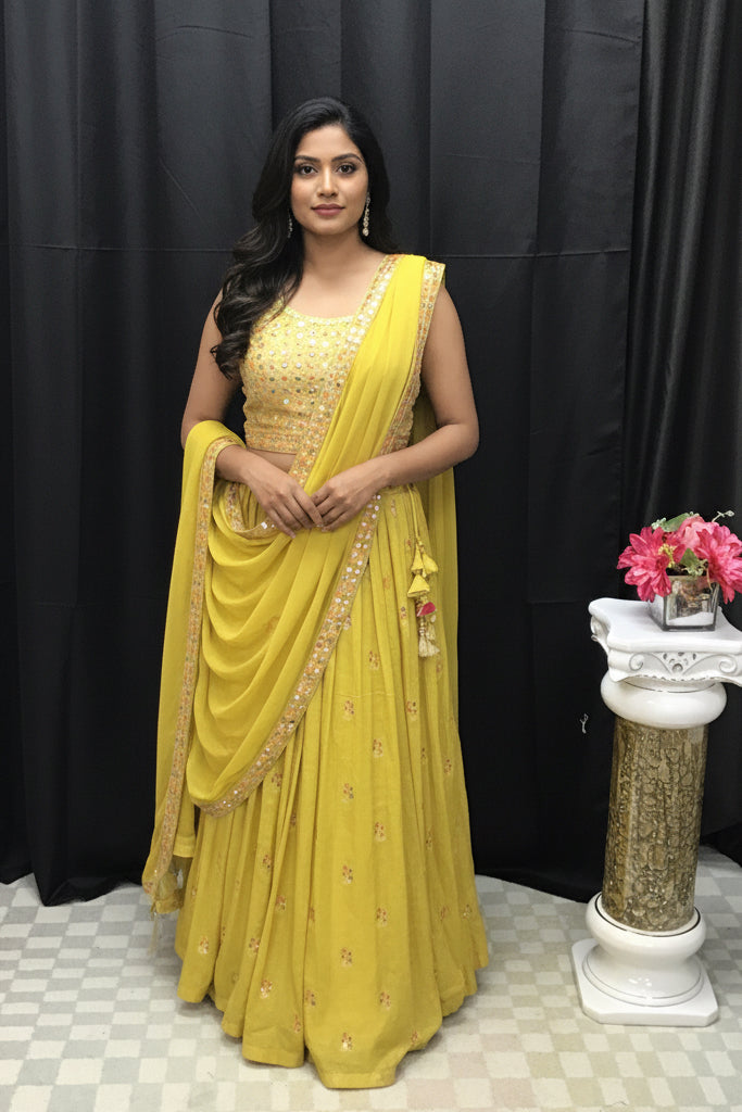 Silk lehanga choli