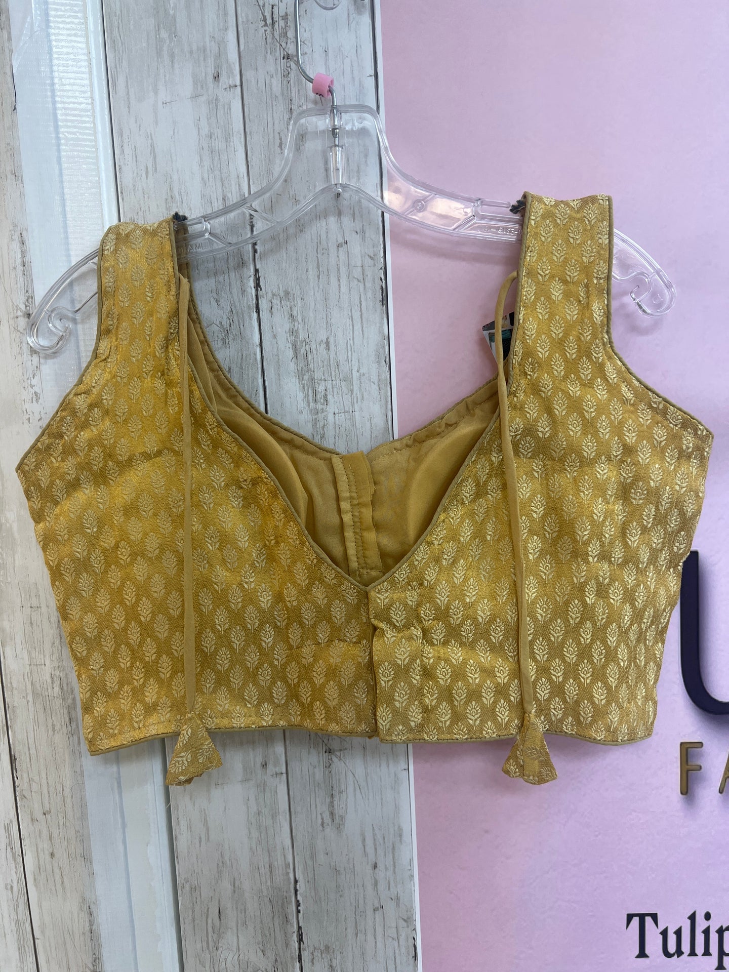 Gold blouse