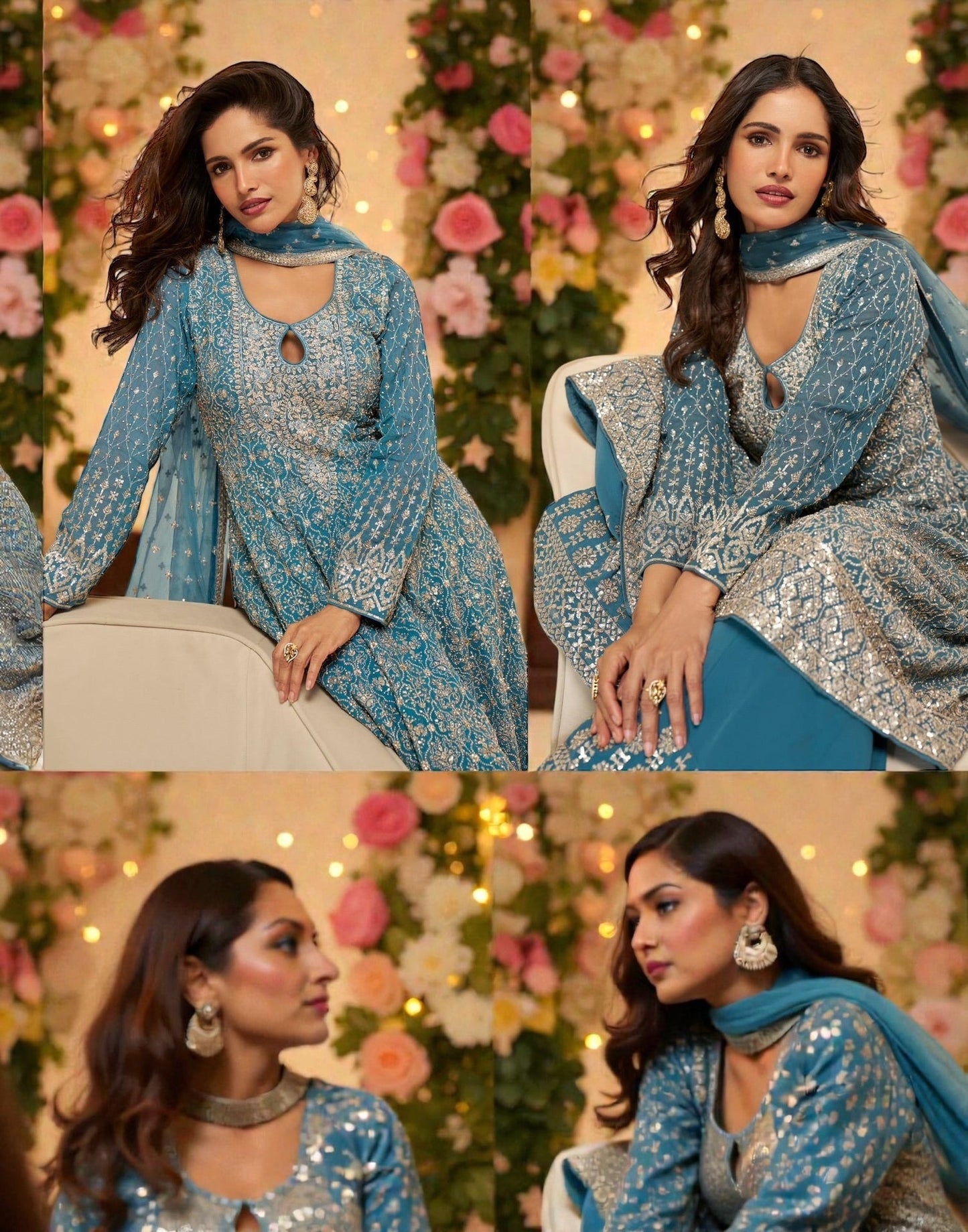 Designer collection: sharara suits