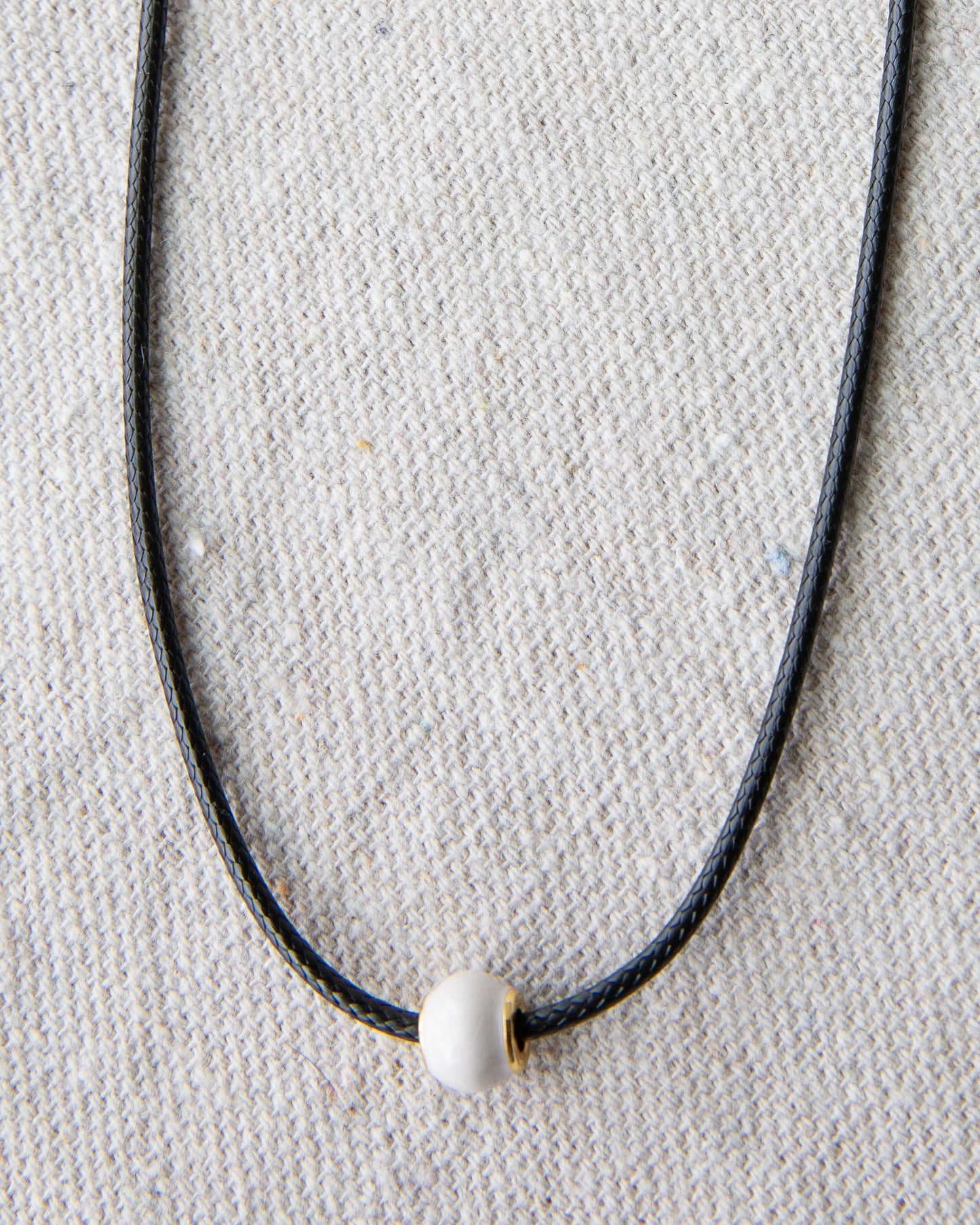 Pearl and Cord Necklace