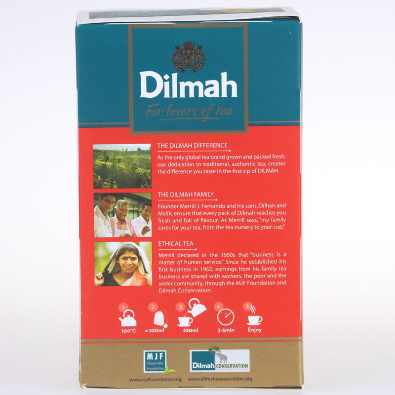 Dilmah English Breakfast Tea 50 Tea Bags 100g (3.53oz)