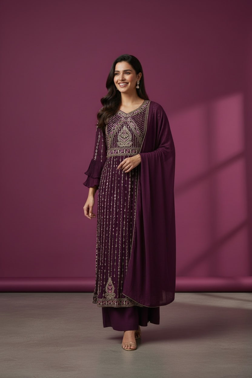 Nayra cut dress with pants