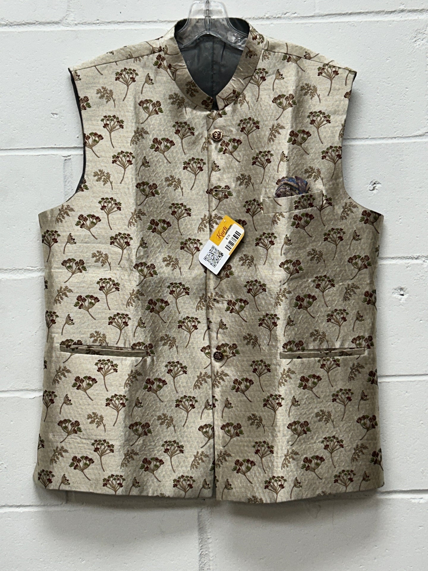 Silk vests : half jacket for kurta
