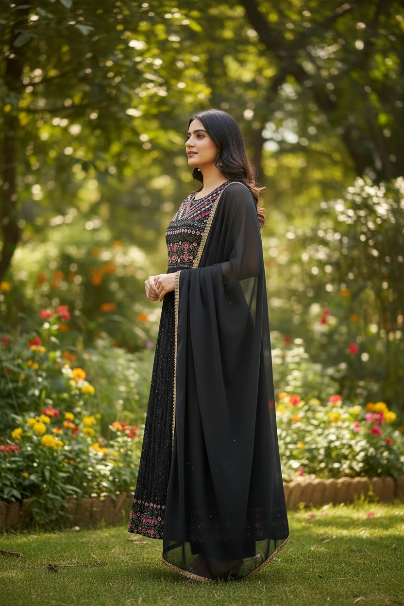 Naira cut dress with pant