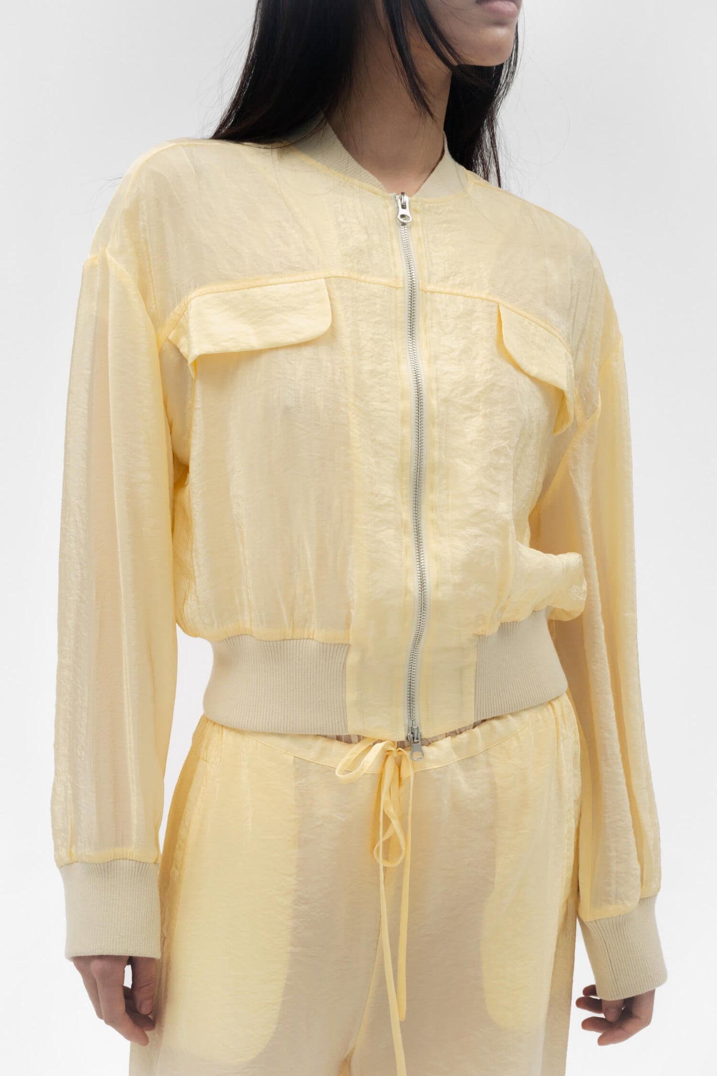 FABIO VOILE JACKET IN BUTTER