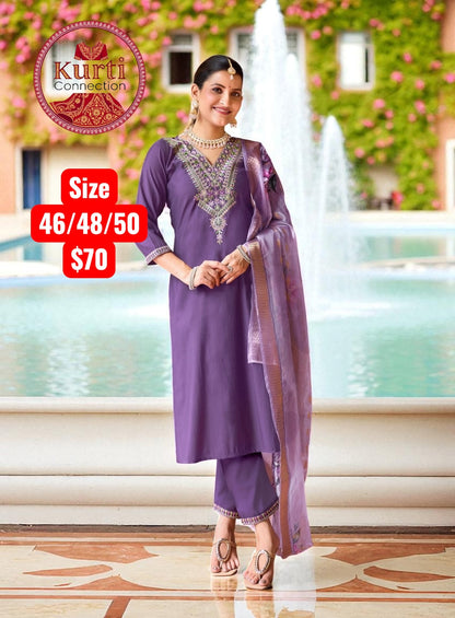 Malhar : Plus size Kurti sets