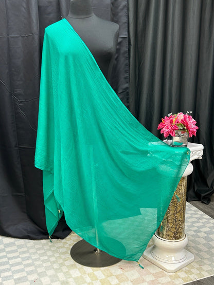 Chiffon green dupatta