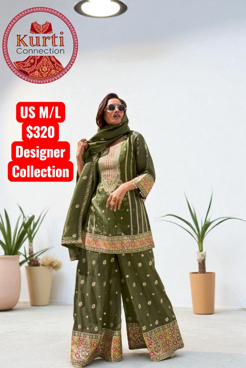 Gemini : Silk sharara sets