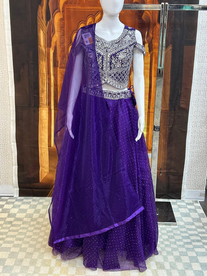 Purple lehenga Choli set