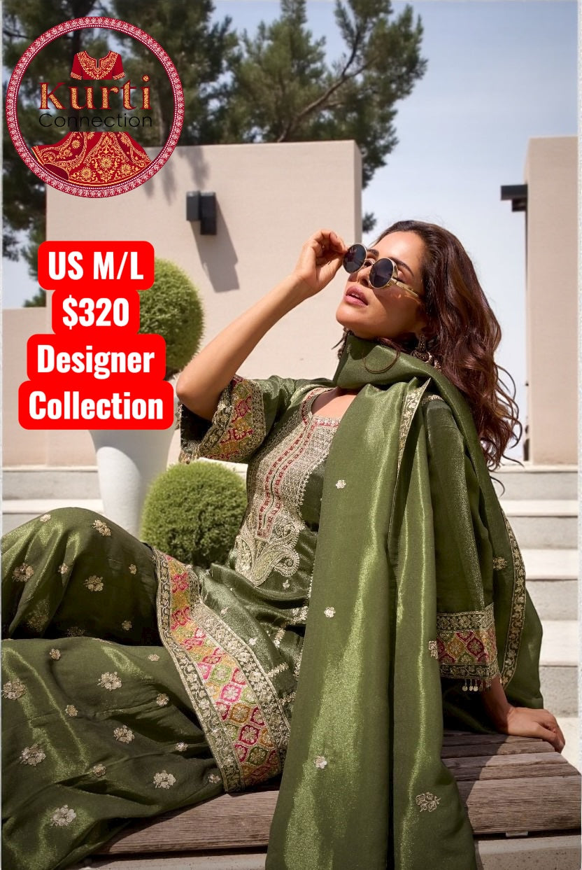 Gemini : Silk sharara sets