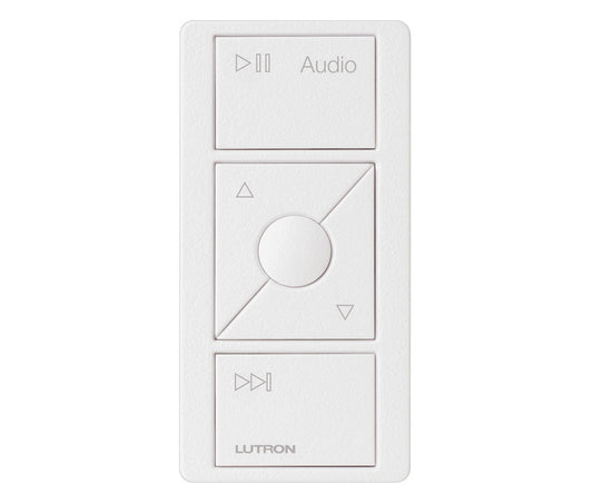 IN STOCK! Lutron PJ2-3BRL-GWH-A02 Pico Audio Remote - (White | Gloss)