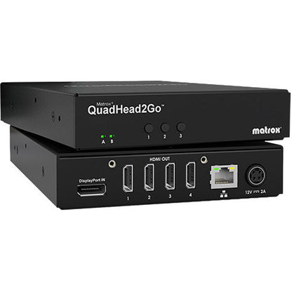 IN STOCK!! Matrox Q2G-DP4K QuadHead2Go Multi-Monitor Controller Appliance