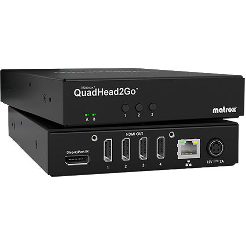 IN STOCK!! Matrox Q2G-DP4K QuadHead2Go Multi-Monitor Controller Appliance