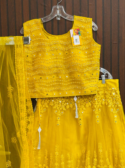 Yellow lehenga Choli set