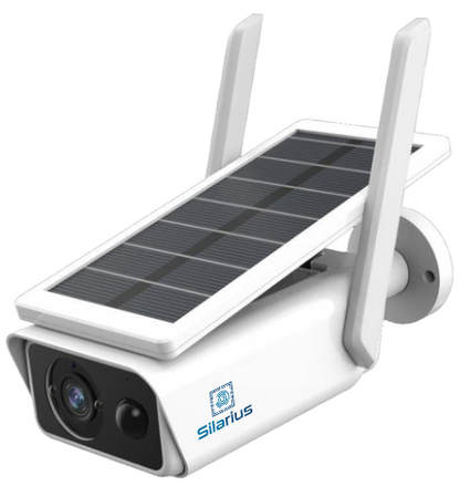 Silarius SIL-SOLARB3MPWIFI36 Bullet 3MP 3.6MM Solar Powered WiFi Camera (external removable 3W Solar Panel)