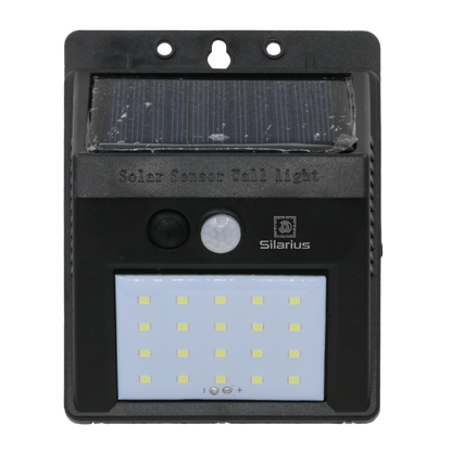 Silarius SIL-SOLARMOTION55 IP65 Solar PIR Motion detect light w Solar panel: 5.5V 100ma 0.55W