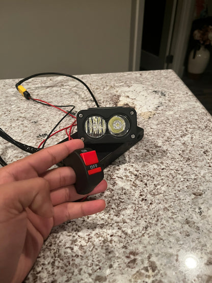 Battery Powered Baja Headlight (Universal)