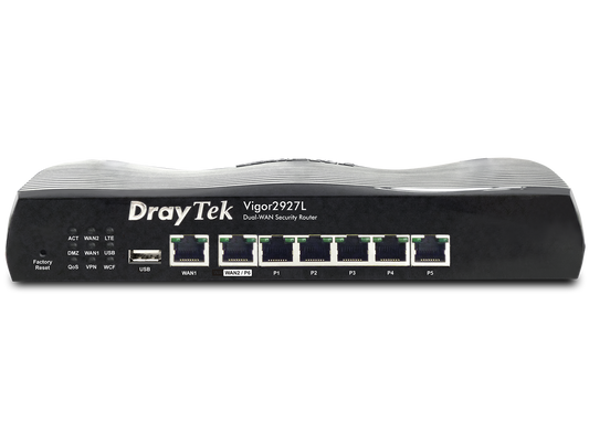 IN STOCK! DrayTek Vigor2927L LTE Series 4G LTE Embedded Dual-WAN VPN Firewall Router