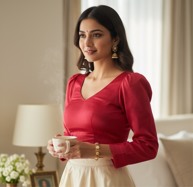 Silk blouses