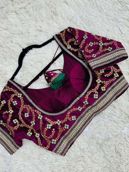 Velvet blouse