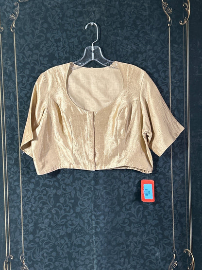 Antique gold blouse