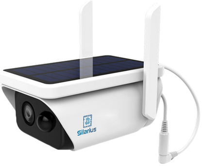 Silarius SIL-SOLARB3MPWIFI36 Bullet 3MP 3.6MM Solar Powered WiFi Camera (external removable 3W Solar Panel)