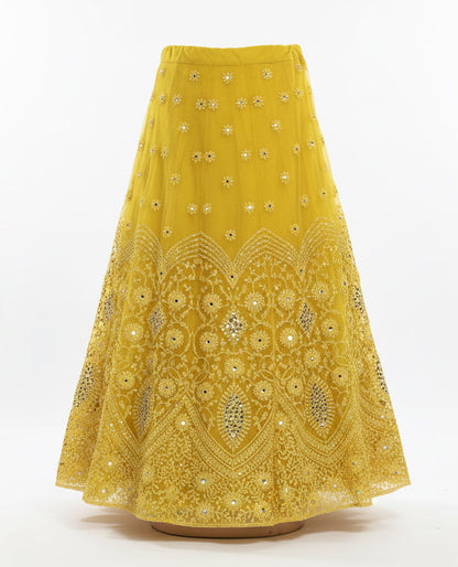 Yellow lehanga choli