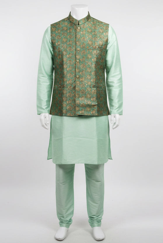 Green kurta set