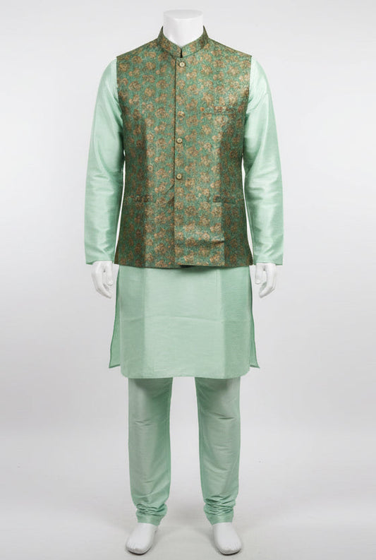 Green kurta set