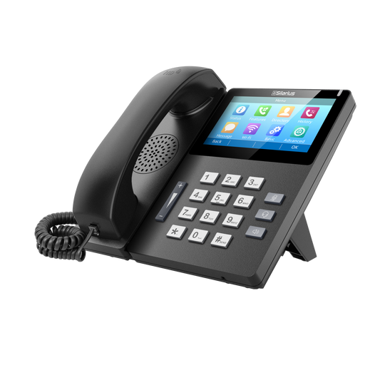 Silarius SILETIPP10SPWB Elite Touch Screen SIP IP Phone