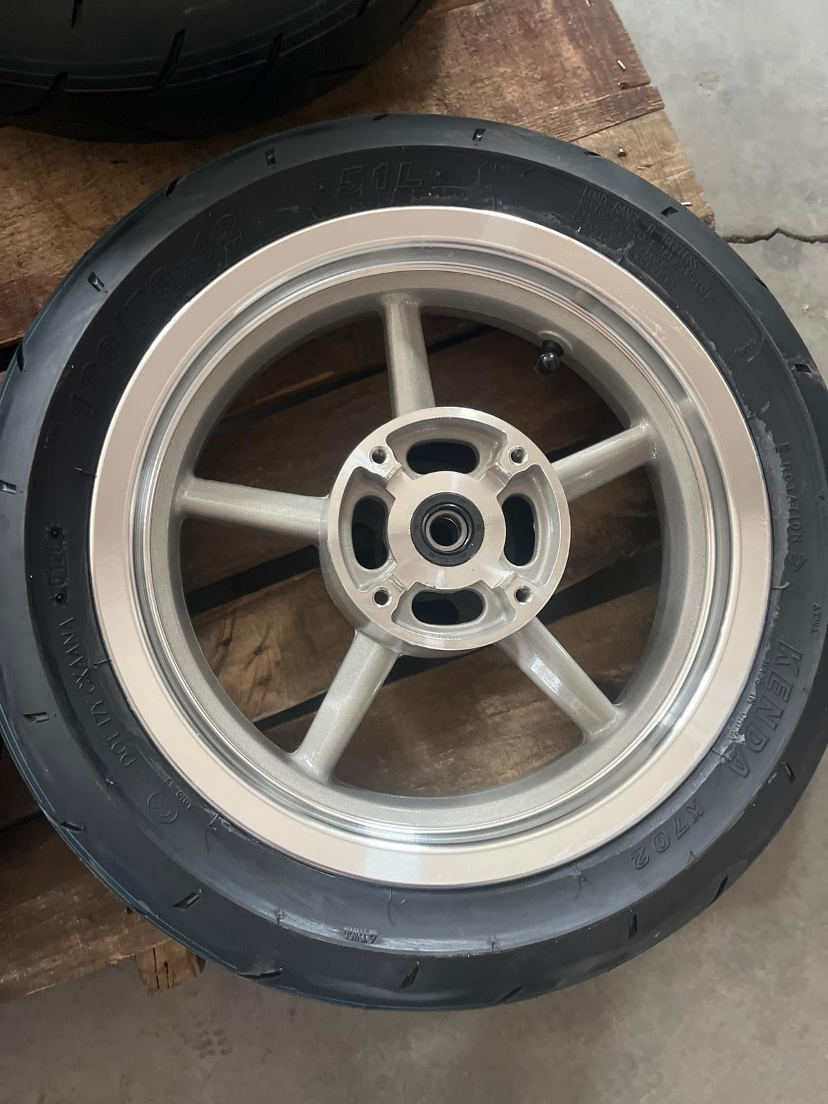 Chrome Tuttio Soleil 01/YozmaIN10 12in SuperMoto Wheelset