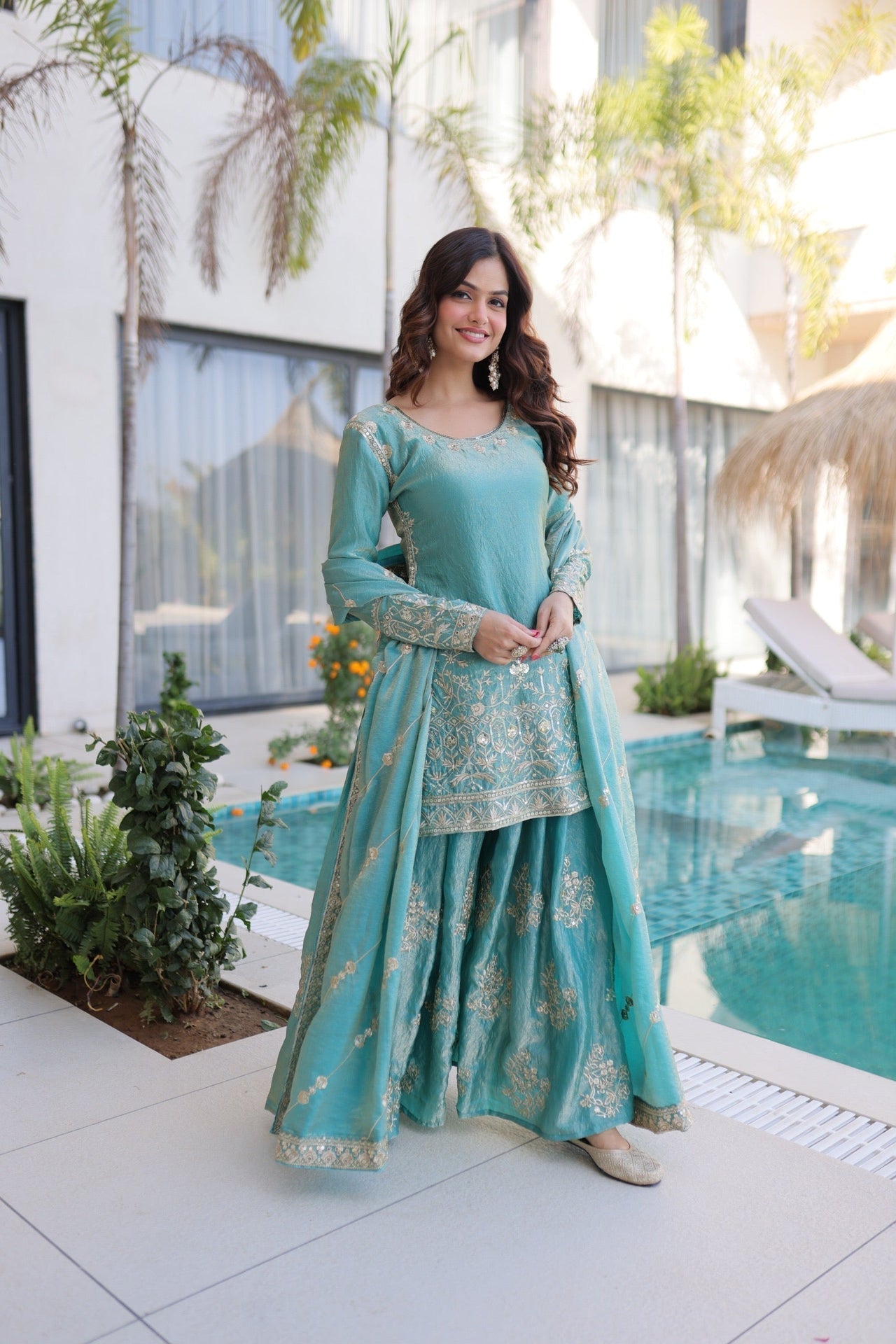 Party wear sharara suits