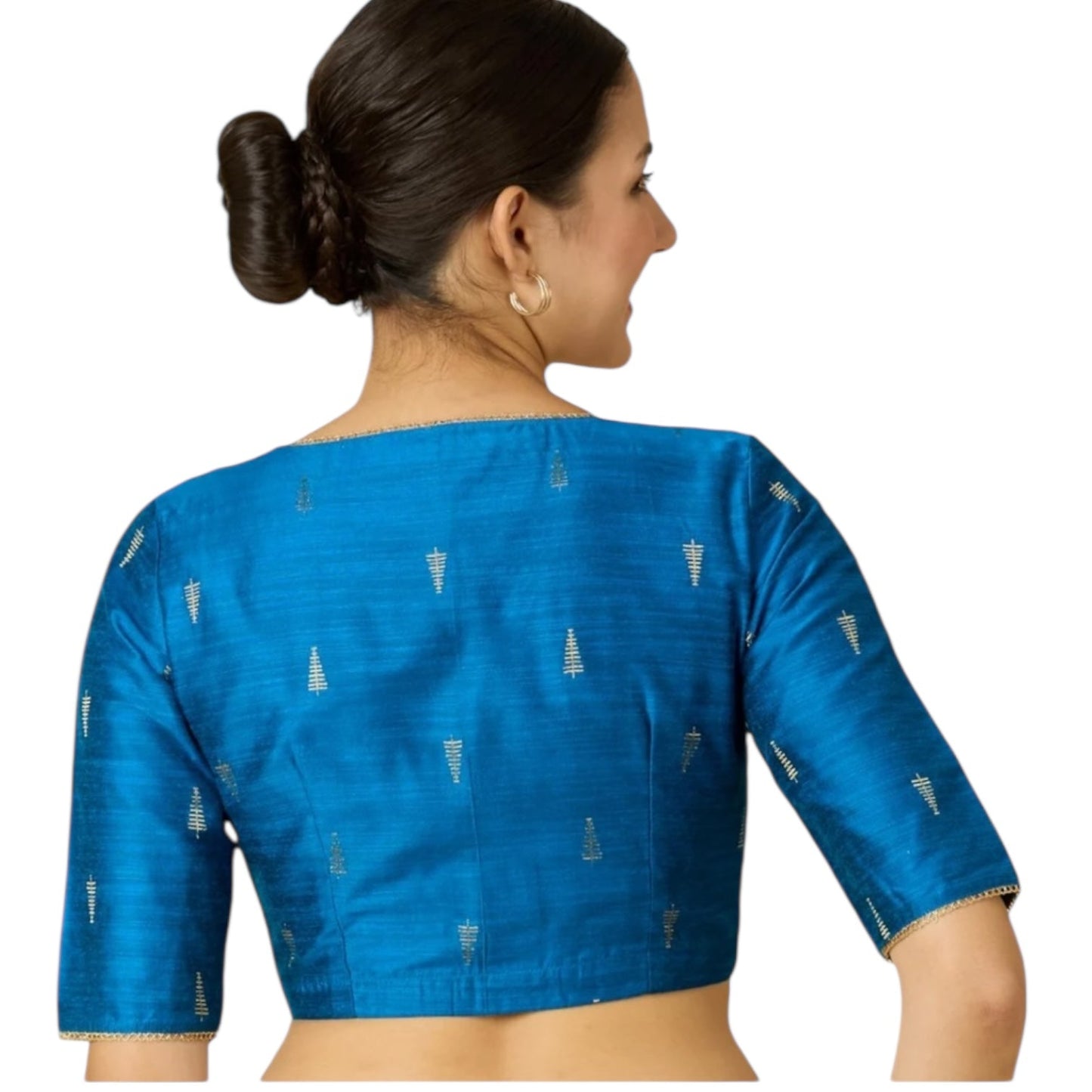 Teal blue blouse