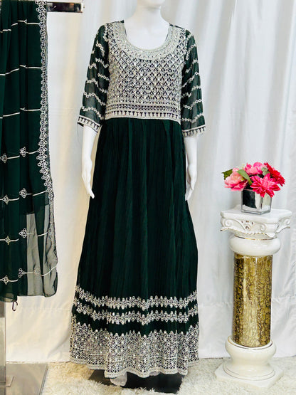 Georgette long kurti