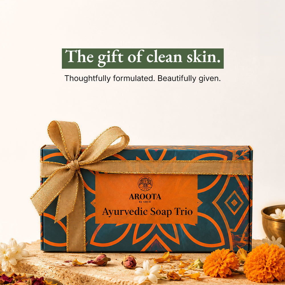 Ayurvedic Soap Gift Set: Neem, Turmeric & Charcoal