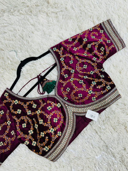 Velvet blouse