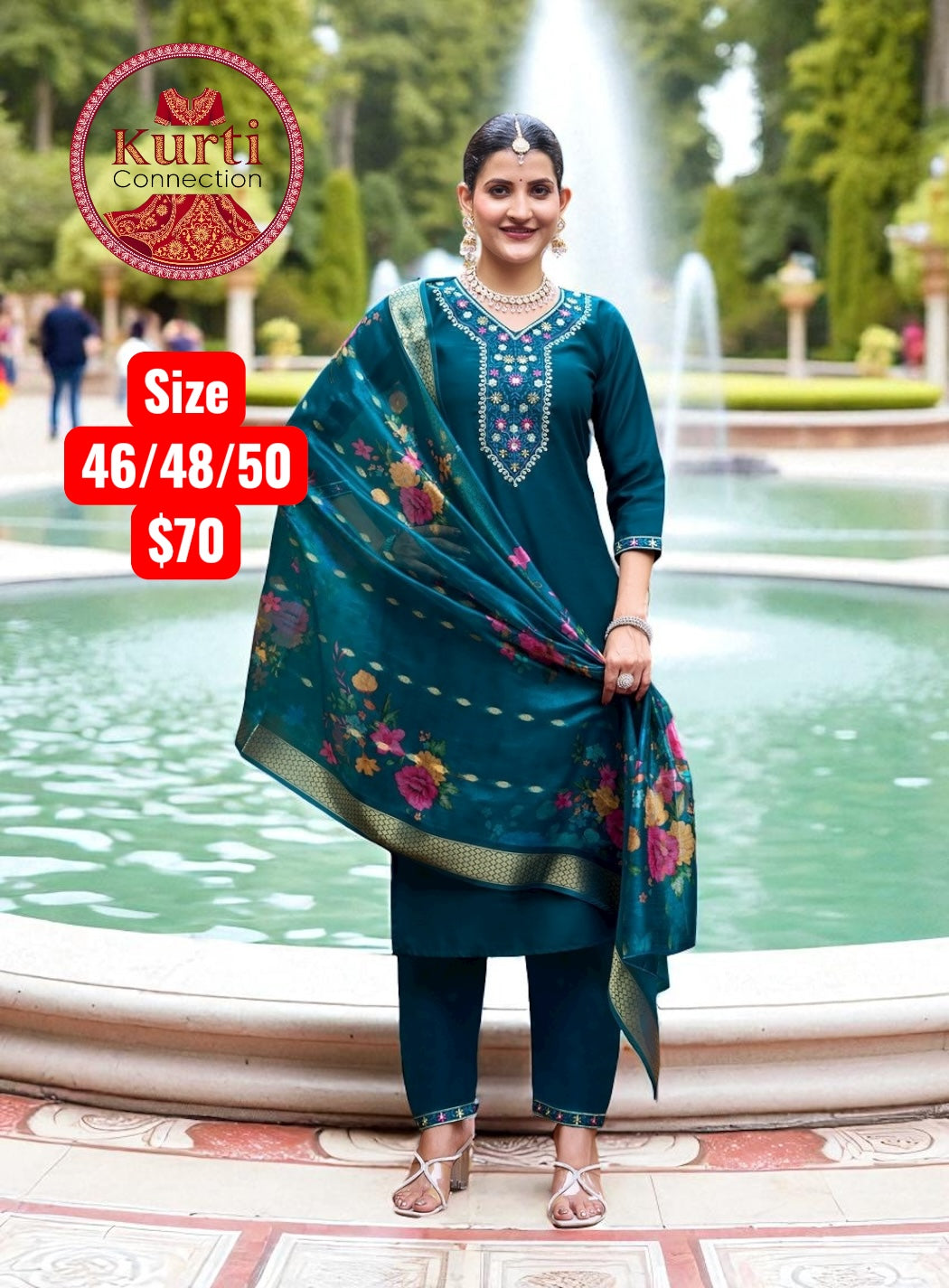 Malhar : Plus size Kurti sets
