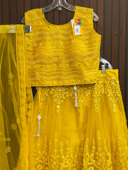 Yellow lehenga Choli set