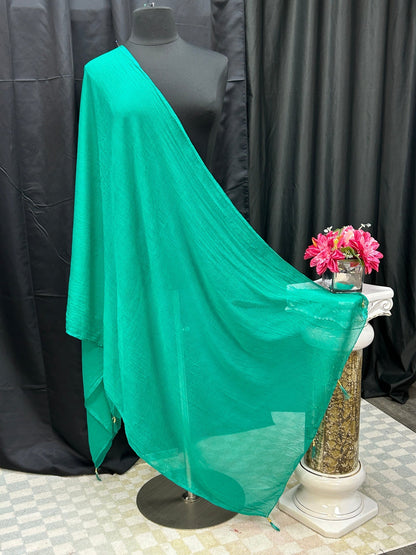 Chiffon green dupatta