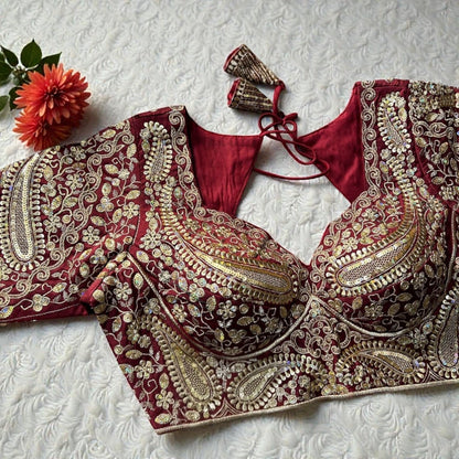 Party wear heavy work blouses