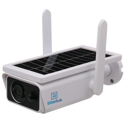 Silarius SIL-SOLARB3MPWIFI36 Bullet 3MP 3.6MM Solar Powered WiFi Camera (external removable 3W Solar Panel)