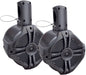 Power Acoustik MWT‐65T Marine-Grade 6.5" 500-Watt Wake Tower Enclosure & Speaker System (Titanium)