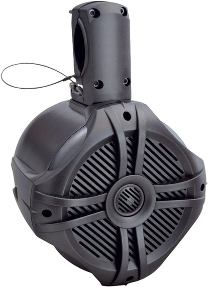 Power Acoustik MWT‐65T Marine-Grade 6.5" 500-Watt Wake Tower Enclosure & Speaker System (Titanium)