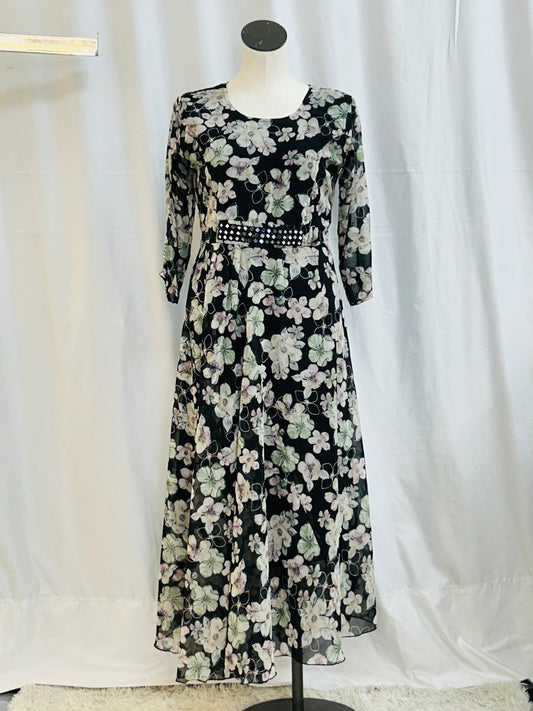 Chiffon long kurti