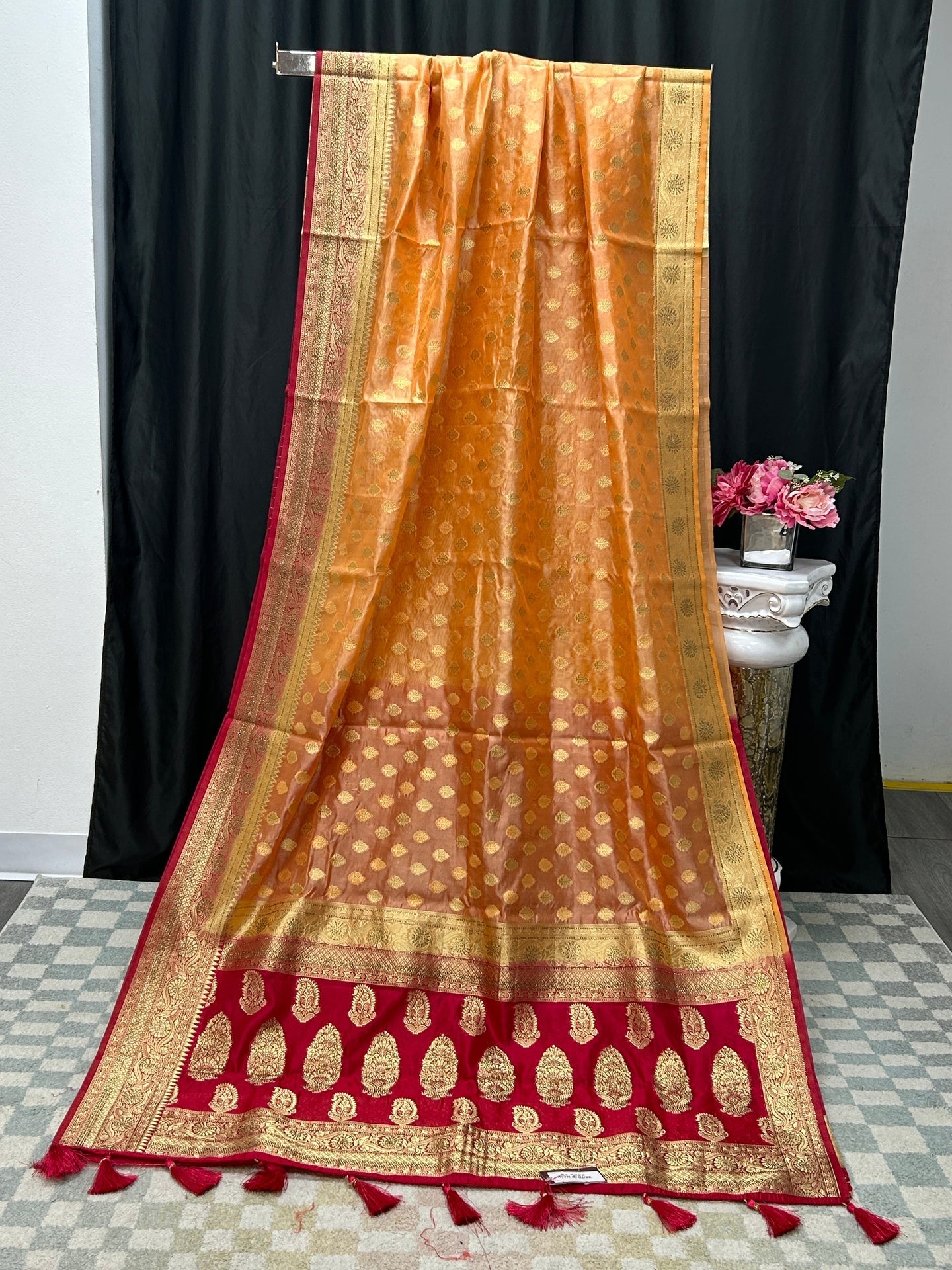 Chanderi silk saree