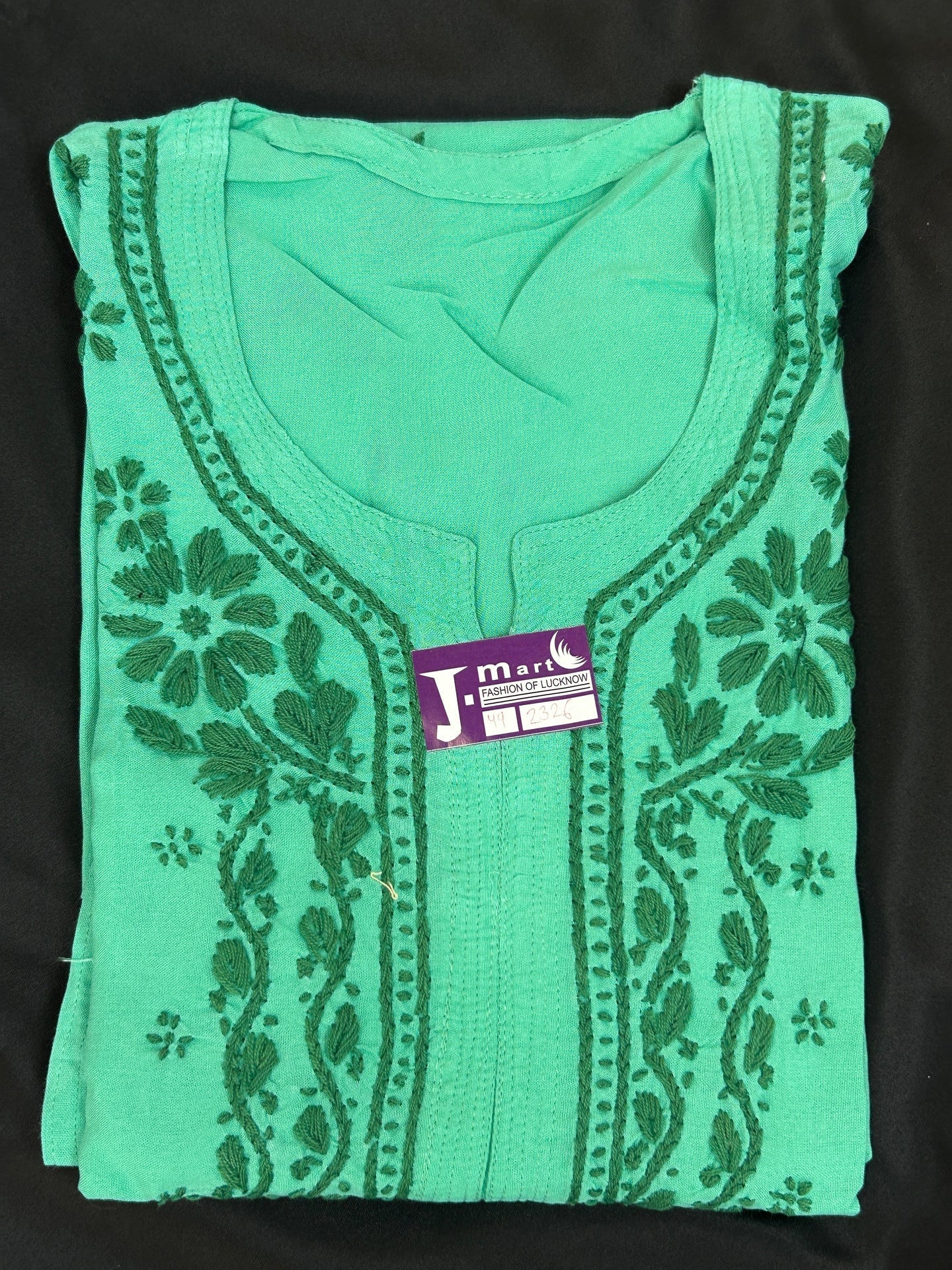 Rayon Chikankari kurti