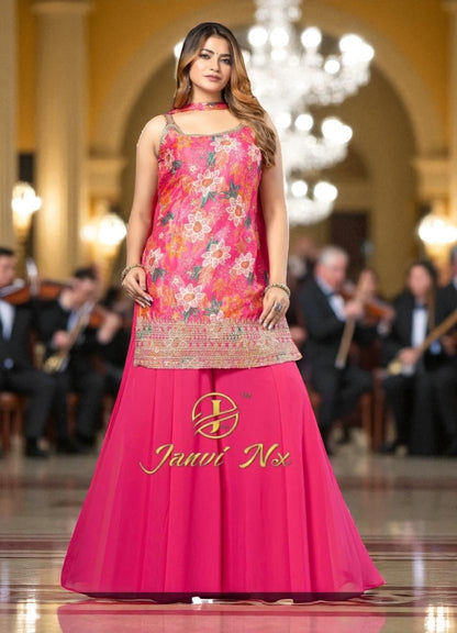 Party wear sharara suit