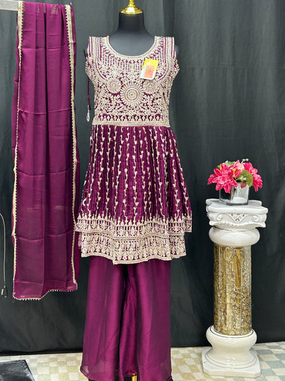 Heavy work Sharara set