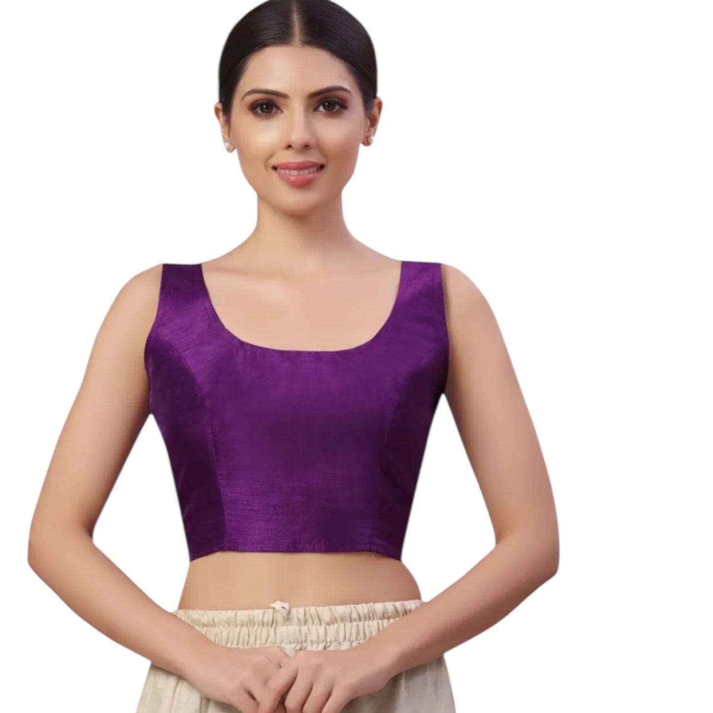 Dark purple blouse