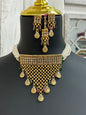 Gold plated necklace set / traditional necklace set
